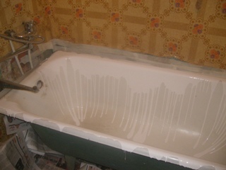 ванна во время ремонта